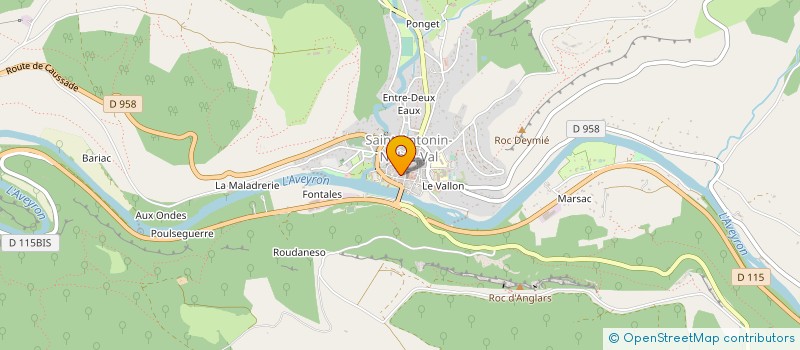 localisation de l'entreprise 803 213 768 à SAINT-ANTONIN-NOBLE-VAL