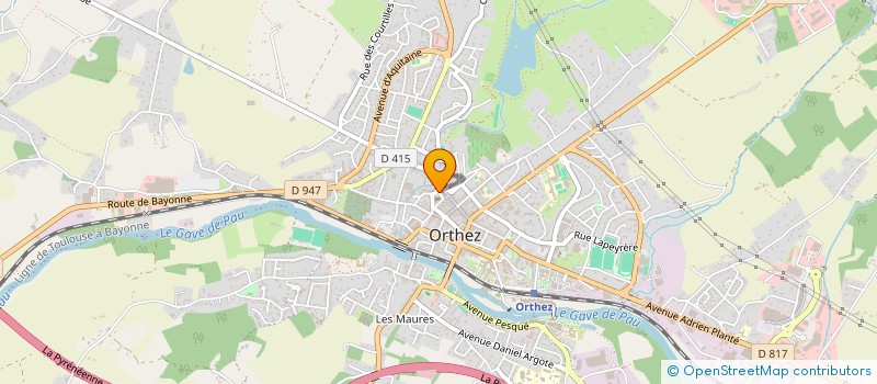 localisation de l'entreprise 803 327 840   ORTHEZ