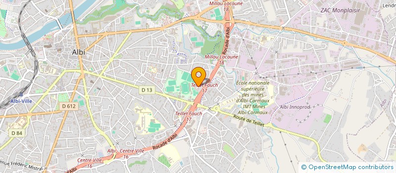 localisation de l'entreprise 803 333 038   ALBI