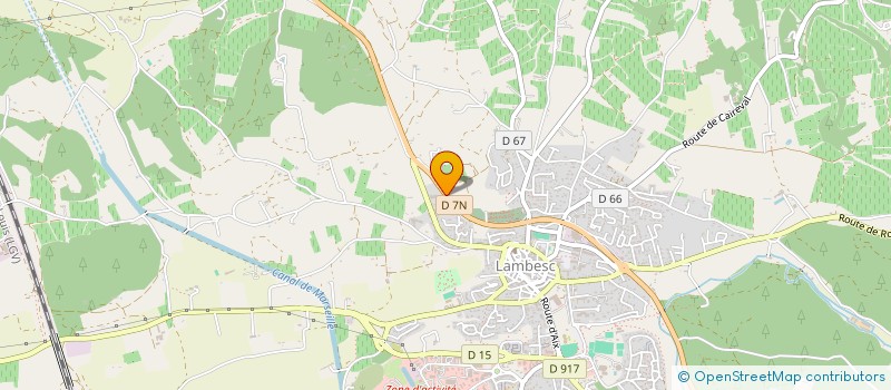 localisation de l'entreprise 803 333 731   LAMBESC