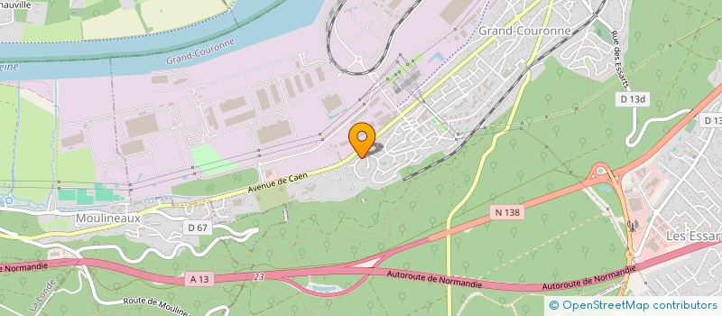 localisation de l'entreprise 803 343 300   GRAND-COURONNE