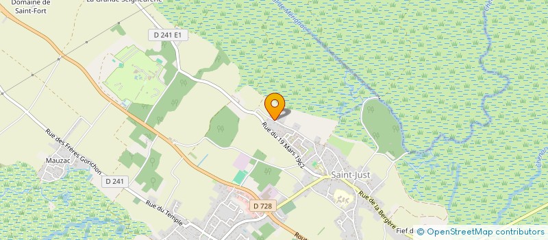 localisation de l'entreprise 803 345 271   SAINT-JUST-LUZAC