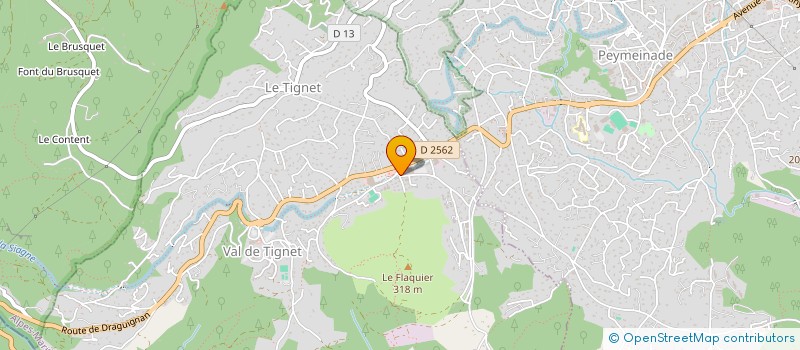 localisation de l'entreprise 803 391 077 à SAINT-CEZAIRE-SUR-SIAGNE