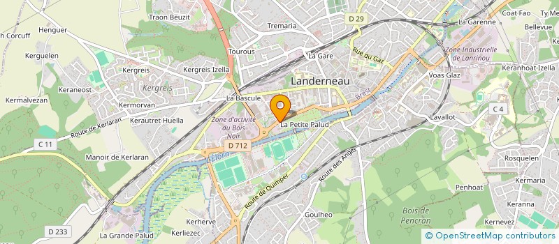 localisation de l'entreprise 803 409 689   LANDERNEAU