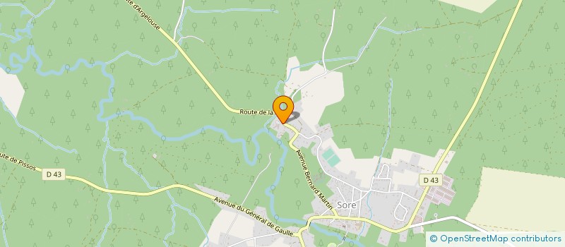 localisation de l'entreprise 803 444 777   SORE