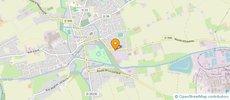 localisation de l'entreprise 803 448 950   MERVILLE