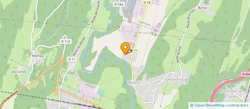 localisation de l'entreprise 803 503 663   BEARD-GEOVREISSIAT