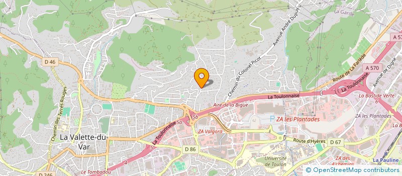 localisation de l'entreprise 803 556 232 à LA VALETTE-DU-VAR