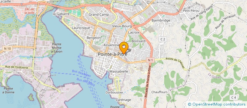 localisation de l'entreprise 803 562 453 à LES ABYMES