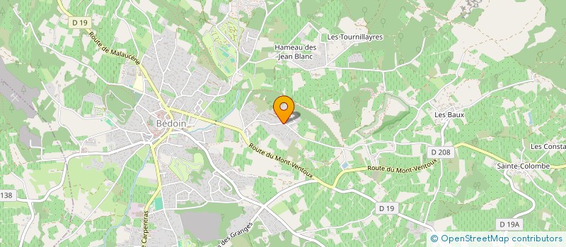 localisation de l'entreprise 803 587 054   BEDOIN