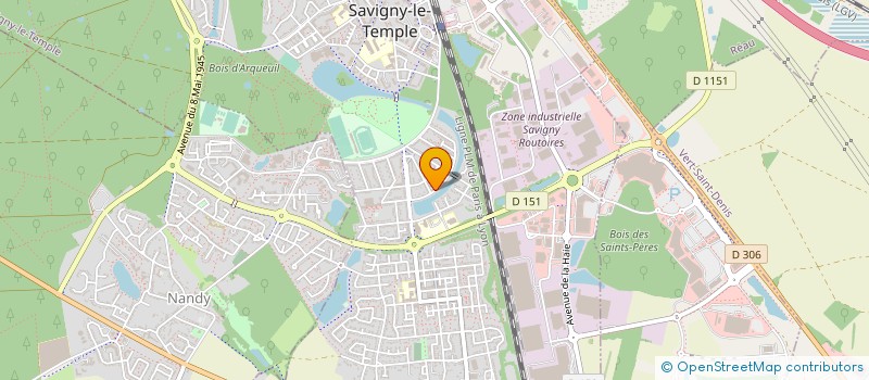 localisation de l'entreprise 803 603 851   SAVIGNY-LE-TEMPLE