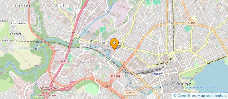 localisation de l'entreprise 803 605 435 à ANNECY