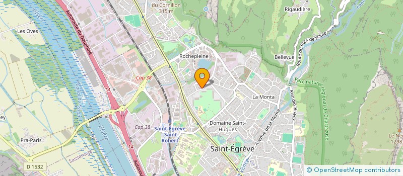 localisation de l'entreprise 803 609 833   SAINT-EGREVE