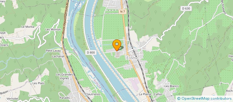 localisation de l'entreprise 803 620 897   SAINT-JUST-DE-CLAIX