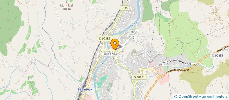 localisation de l'entreprise 803 626 241 à BEDARIEUX