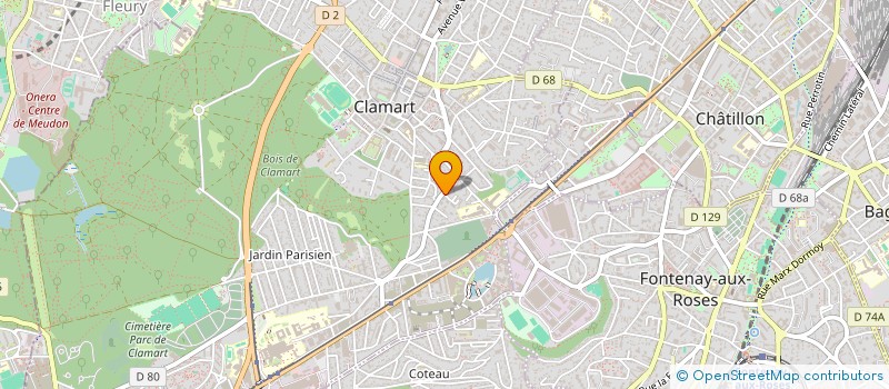 localisation de l'entreprise 803 706 522 à CLAMART