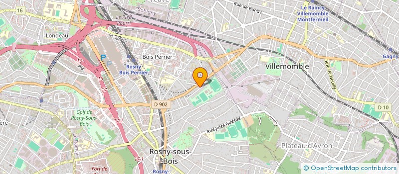 localisation de l'entreprise 803 707 678  à ROSNY-SOUS-BOIS