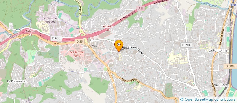 localisation de l'entreprise 803 719 616   NICE