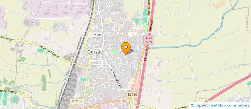 localisation de l'entreprise 803 770 148   GERZAT