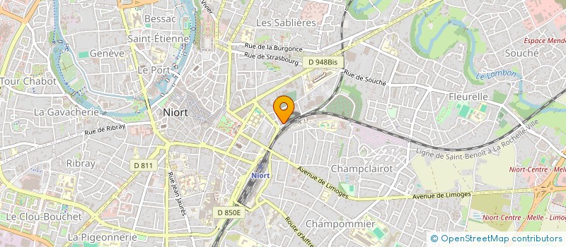 localisation de l'entreprise 803 862 523 à NIORT