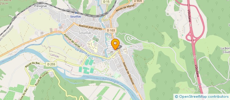 localisation de l'entreprise 803 862 713   SOUILLAC