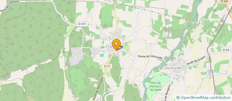 localisation de l'entreprise 803 874 650   DONZERE