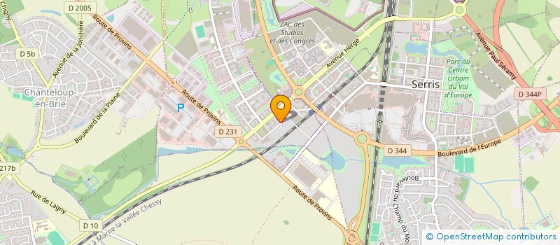 localisation de l'entreprise 803 890 375   MONTEVRAIN