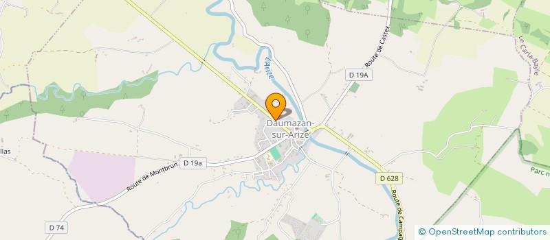 localisation de l'entreprise 803 921 758 à DAUMAZAN-SUR-ARIZE