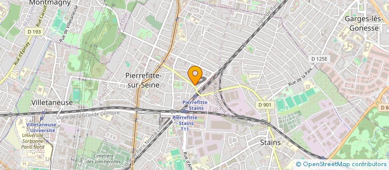 localisation de l'entreprise 803 928 217 à PIERREFITTE-SUR-SEINE