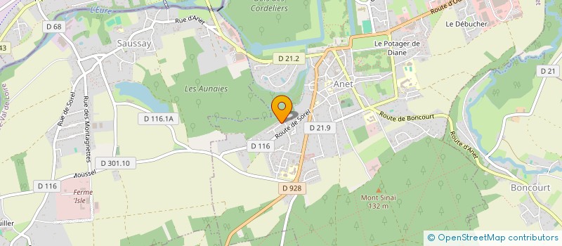 localisation de l'entreprise 803 978 162 à ANET