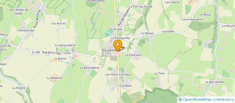 localisation de l'entreprise 803 LMLAVI  LE MOLAY-LITTRY