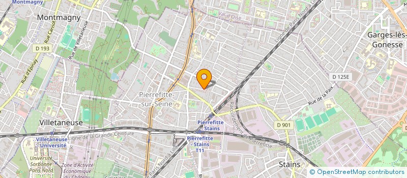 localisation de l'entreprise 804 013 449 à PIERREFITTE-SUR-SEINE