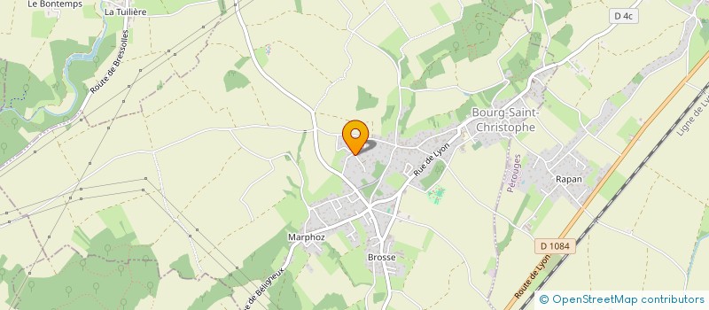 localisation de l'entreprise 804 014 488 à MEXIMIEUX