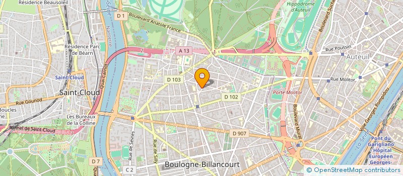 localisation de l'entreprise 804 014 702 à BOULOGNE-BILLANCOURT