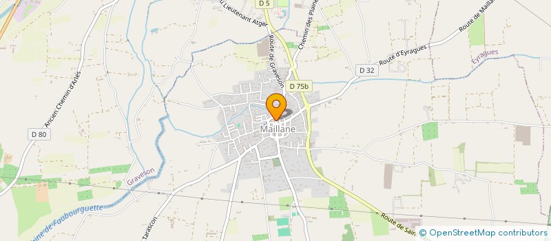 localisation de l'entreprise 804 019 693   MAILLANE