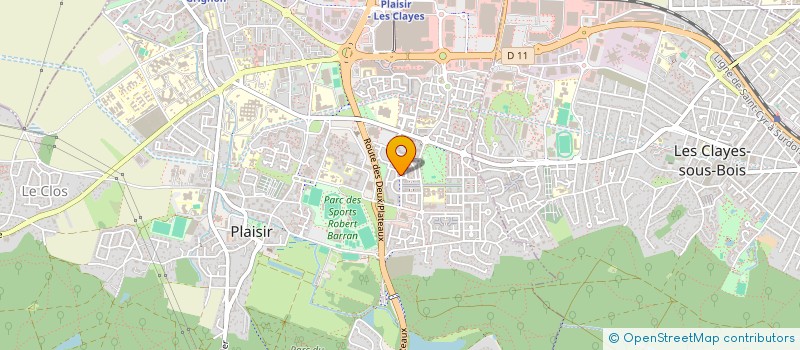 localisation de l'entreprise 804 022 275   PLAISIR