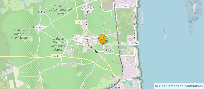 localisation de l'entreprise 804 028 587   PAUILLAC