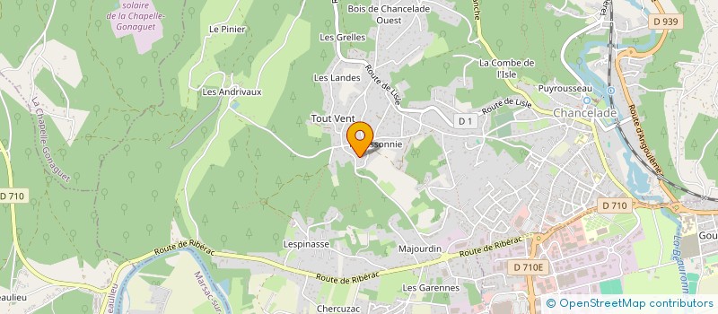 localisation de l'entreprise 804 061 752   CHANCELADE