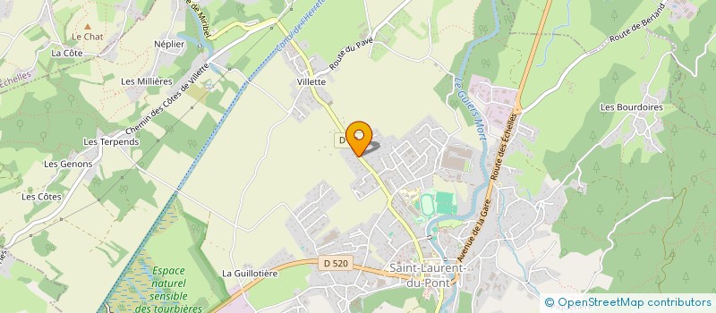 localisation de l'entreprise 804 137 883 à SAINT-LAURENT-DU-PONT