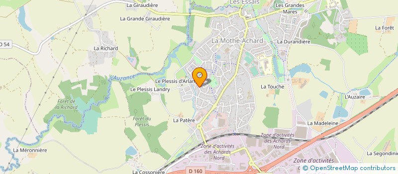 localisation de l'entreprise 804 160 026   LES ACHARDS