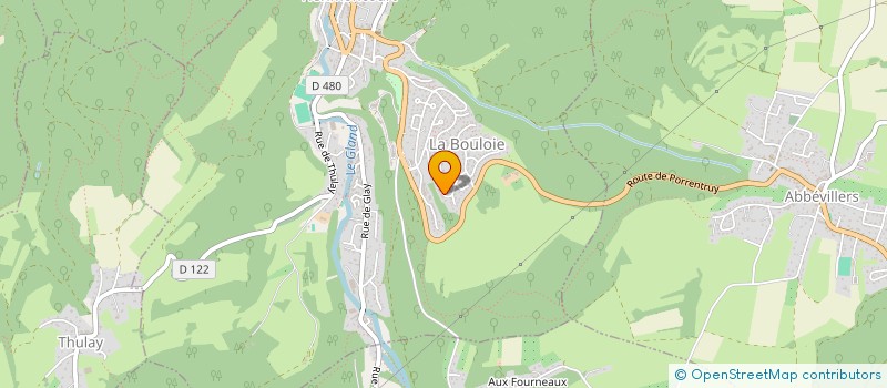 localisation de l'entreprise 804 160 521   MONTBELIARD