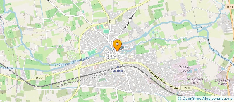 localisation de l'entreprise 804 190 981   LE THOR