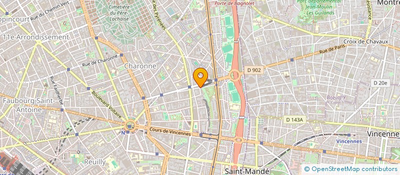 localisation de l'entreprise 804 214 831 à BAGNOLET