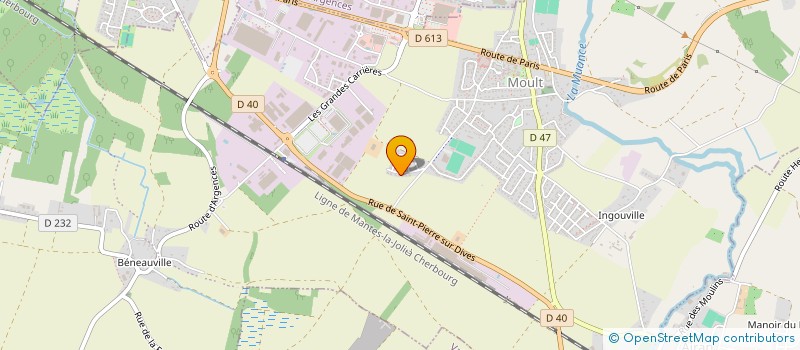 localisation de l'entreprise 804 245 678   MOULT-CHICHEBOVILLE