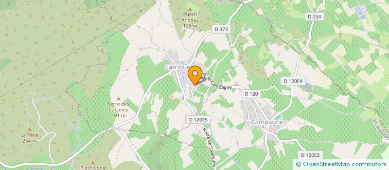 localisation de l'entreprise 804 246 635   GARRIGUES