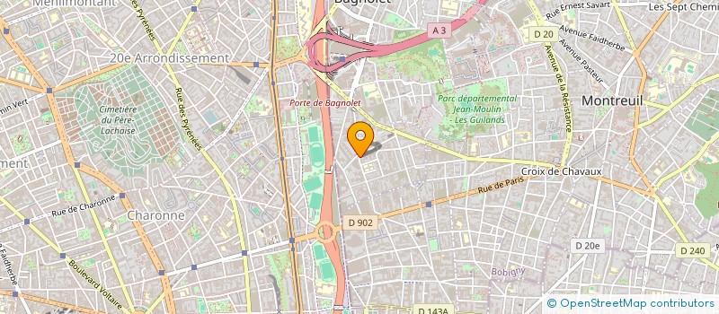 localisation de l'entreprise 804 261 964 à BAGNOLET