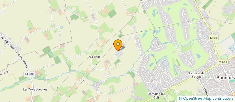 localisation de l'entreprise 804 323 764   WAMBRECHIES