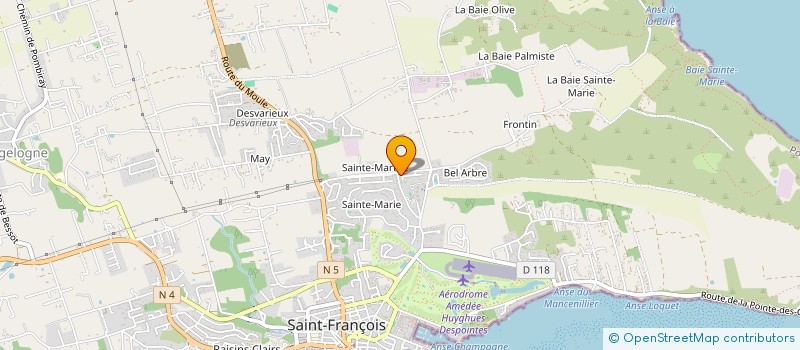 localisation de l'entreprise 804 345 460 à SAINT-FRANCOIS