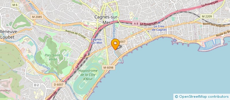 localisation de l'entreprise 804 407 559   CAGNES-SUR-MER