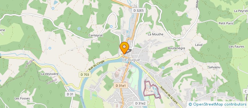 localisation de l'entreprise 804 445 153   LE BUGUE